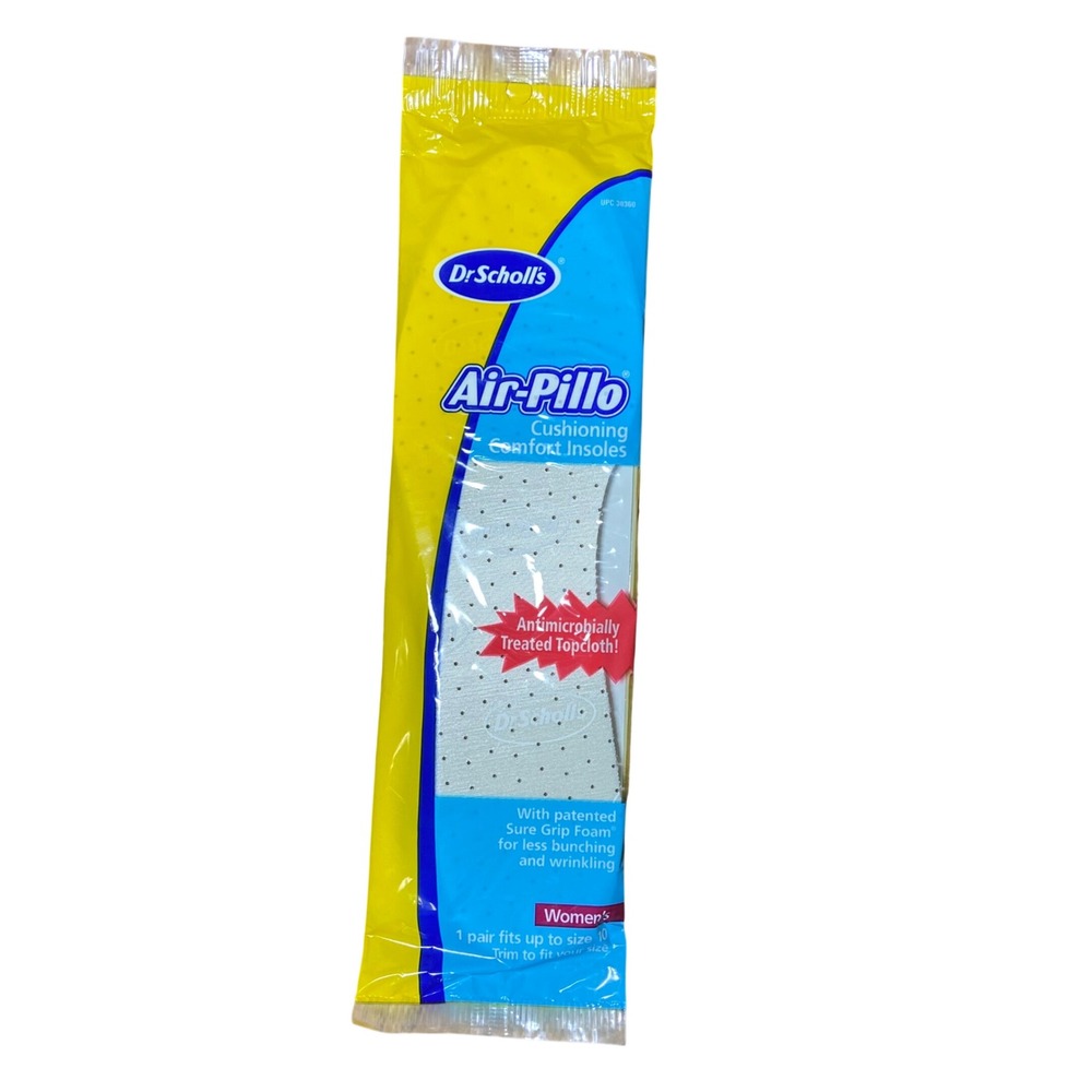 Dr Scholls Air-Pillo Cushioning Comfort Insoles Womens Size 10 Trim to Fit